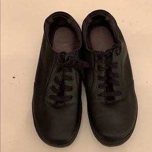 Black lace up sneakers
